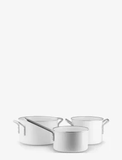 Eva Trio Line Gryteset 3 st. keramisk Slip-Let® - Grytor| Stekpannor & Kokkärl