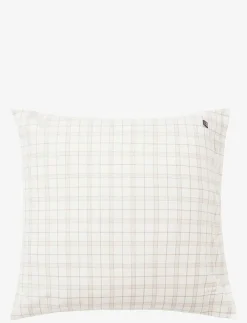 Lexington Home Cecked Lyocell/Cotton Pillowcase - Örngott| Sängtextilier