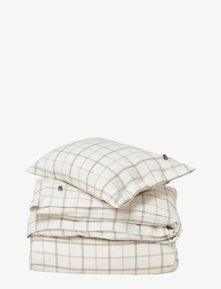 Lexington Home Sängtextilier|Checked Cotton Flannel Bed Set - Påslakanset