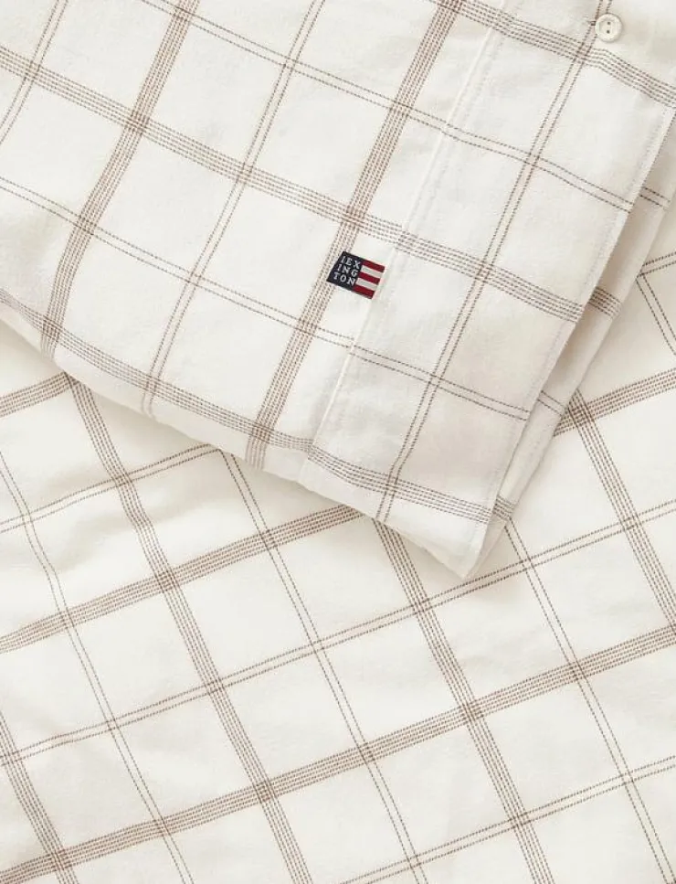 Lexington Home Sängtextilier|Checked Cotton Flannel Bed Set - Påslakanset