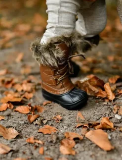 mikk-line Winter Boot Rubber w. Fake Fur - Vinterstövlar|Barn Vinterstövlar