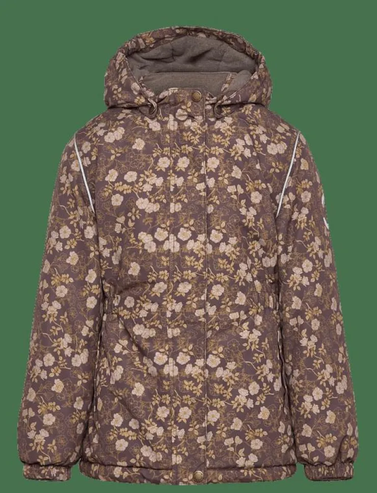 mikk-line Winter Jacket waist AOP - Vinterjacka|Barn Vinterkläder