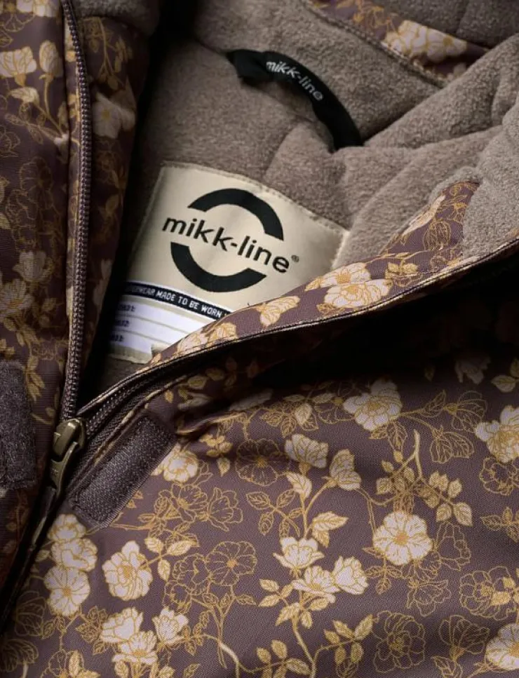 mikk-line Winter Jacket waist AOP - Vinterjacka|Barn Vinterkläder