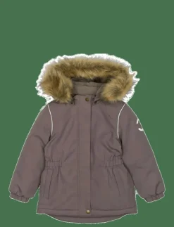mikk-line Winter Jacket waist Solid w. Fake F - Vinterjacka|Barn Vinterkläder