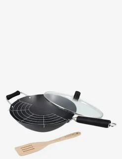 Ken Hom Stekpannor & Kokkärl|WOK Set EXCELLENCE 3-PACK - Wokpannor