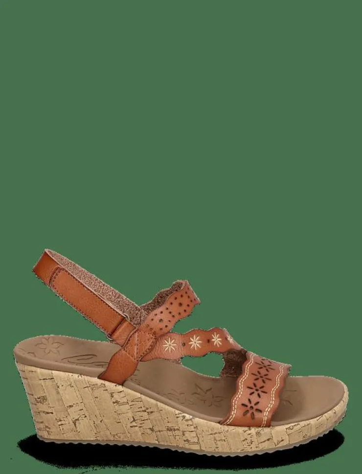 Kvinnor Skechers Sandaler|Högklackade Skor|Women BEVERLEE CHERISHED AURA - Kilklackar