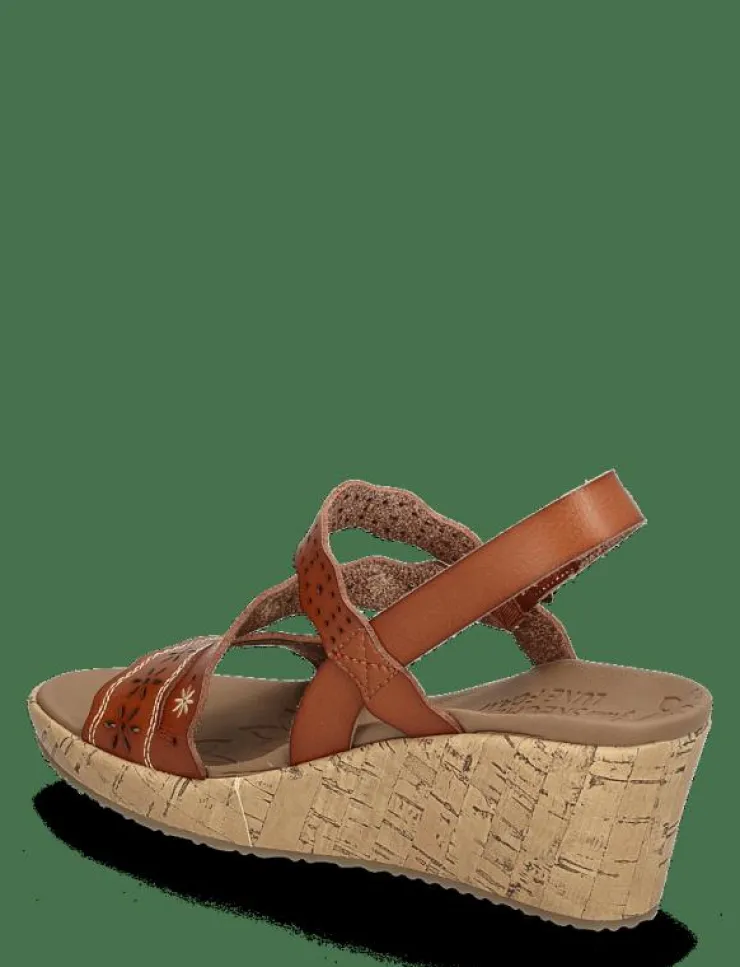 Kvinnor Skechers Sandaler|Högklackade Skor|Women BEVERLEE CHERISHED AURA - Kilklackar