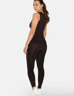 Kvinnor ZEBDIA Toppar & T-Shirts|Plus Size & Curvy|Women Seamless Tank Top