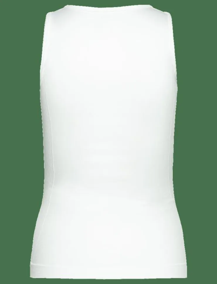 Kvinnor ZEBDIA T-Shirts & Toppar|Women Seamless Tank Top "Rib" - Linnen