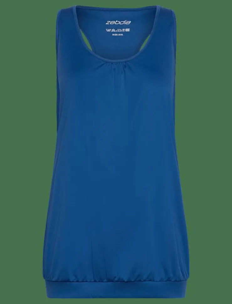 Kvinnor ZEBDIA Toppar & T-Shirts|Women Sports Top - Linnen