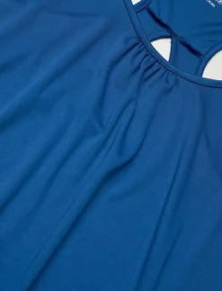Kvinnor ZEBDIA Toppar & T-Shirts|Women Sports Top - Linnen