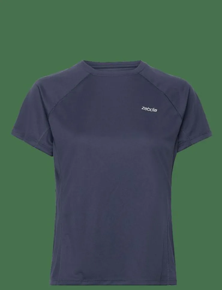 ZEBDIA Women Sports T-Shirt with Chest Print - T-Shirts|Kvinnor Toppar & T-Shirts
