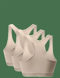 Danish Endurance Women's Organic Cotton Bralette 3-pack - Bh-linnen|Kvinnor Sport-Bh