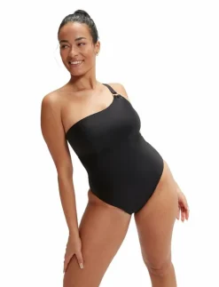 Kvinnor Speedo Badkläder|Womens Shaping Asymmetric 1 Piece - Baddräkter