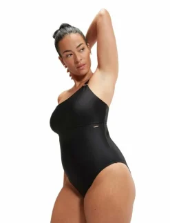 Kvinnor Speedo Badkläder|Womens Shaping Asymmetric 1 Piece - Baddräkter