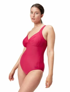 Speedo Womens Shaping Cross Knot 1 Piece - Baddräkter|Kvinnor Badkläder|Badkläder