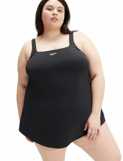 Speedo Womens Swim Dress (+) - Baddräkter|Kvinnor Badkläder|Badkläder