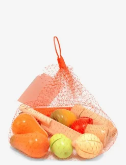Barn Magni Toys Leksakskök & Tillbehör|Wooden fruit and vegetables with velcro - Leksaksmat & Leksakstårtor