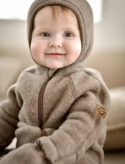 Barn mikk-line Fleecekläder|Wool Baby Suit - Fleeceoverall