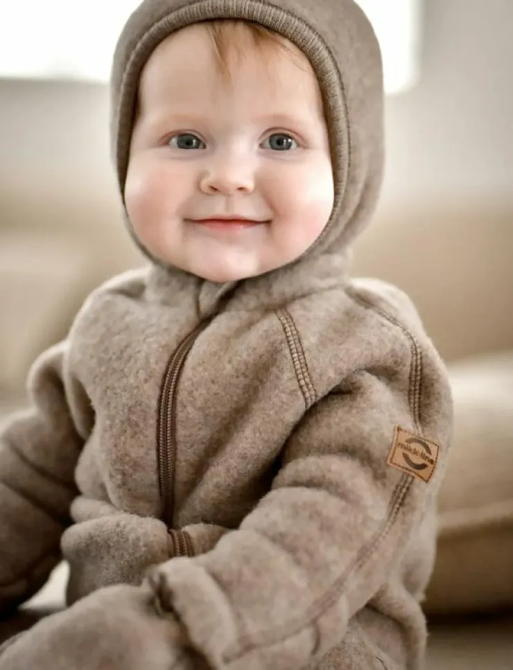 Barn mikk-line Fleecekläder|Wool Baby Suit - Fleeceoverall