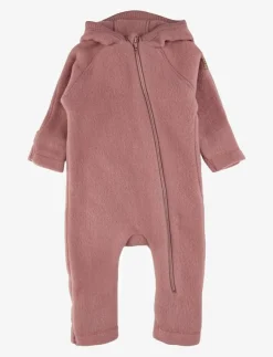 mikk-line Wool Baby suit w ears - Fleeceoverall|Barn Fleecekläder
