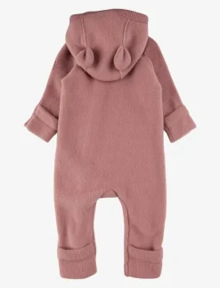 mikk-line Wool Baby suit w ears - Fleeceoverall|Barn Fleecekläder
