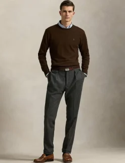 Polo Ralph Lauren Stickat|Wool Crewneck Sweater - Rundhalsad