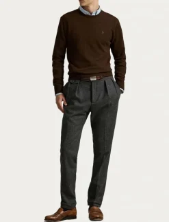 Polo Ralph Lauren Stickat|Wool Crewneck Sweater - Rundhalsad