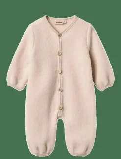 Wheat Wool Feece Suit Levi - Overaller|Barn Fleecekläder