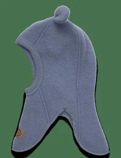 Barn mikk-line Mössor|Wool Fullface w Ears - Balaclava