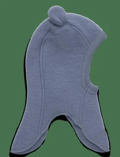 Barn mikk-line Mössor|Wool Fullface w Ears - Balaclava