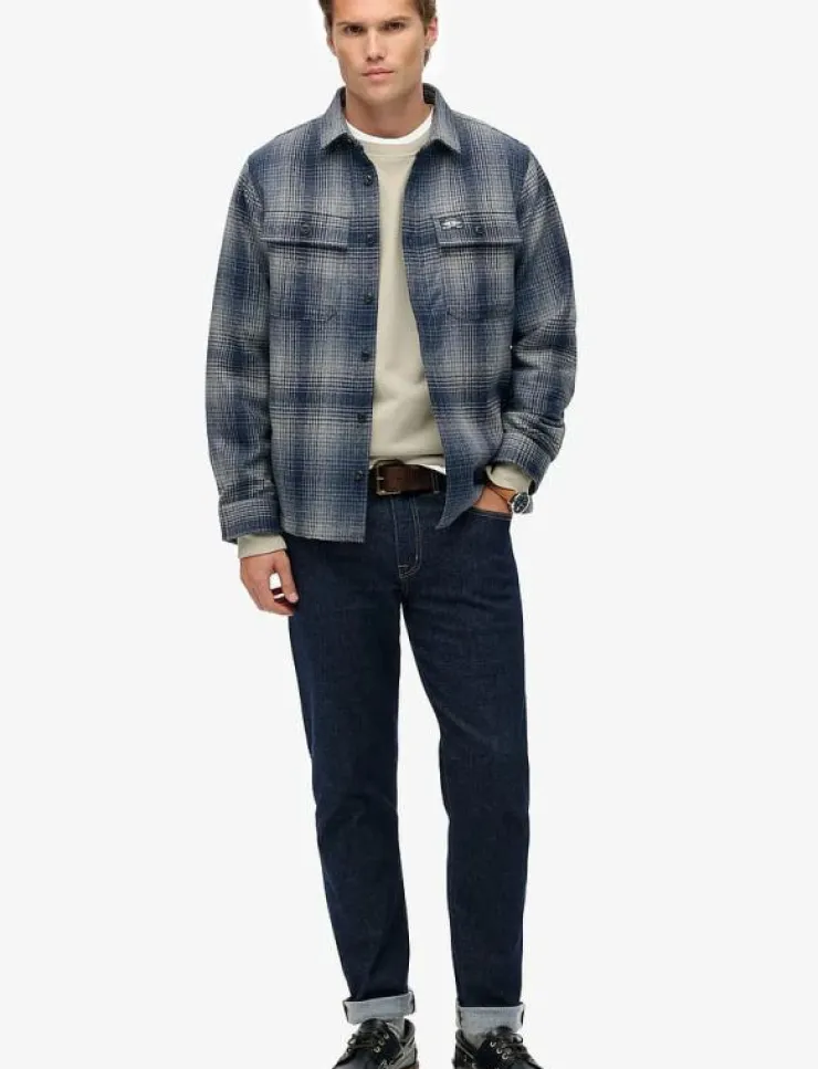 Superdry WOOL MILLER OVERSHIRT - Jackor & rockar| Overshirts