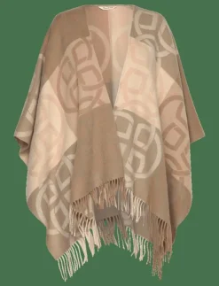 GANT WOOL MONOGRAM PONCHO - Ponchos & capes|Kvinnor Stickat
