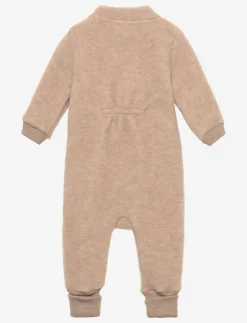 mikk-line Wool Suit w Rib - Fleeceoverall|Barn Fleecekläder
