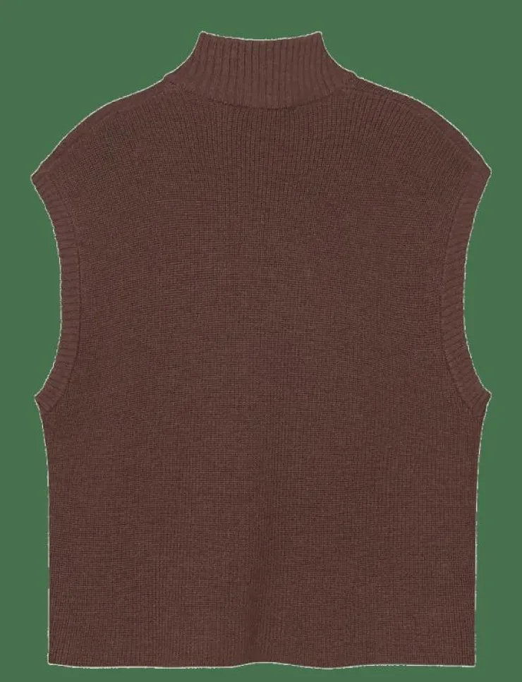 Rethinkit Studios Wool Zip Vest Oslo - Stickat|Kvinnor Sweatshirts