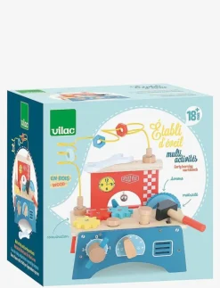 Vilac Workbench for Children - Leksaksverktyg|Barn Rollspel