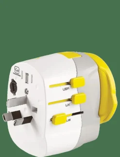 Go Travel Worldwide adaptor + USB - Resetillbehör|Kvinnor Resetillbehör|Resväskor & Tillbehör