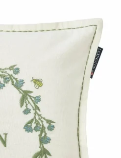 Lexington Home Kuddar & Filtar|Wreath Linen/Cotton Logo Pillow Cover - Kuddfodral