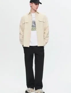 WOOD WOOD Skjortor|WWAxl Herringbone Shirt - Casual skjortor