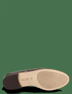 Lauren Ralph Lauren Wynnie Zebra-Print-Trim Embossed Loafer - Loafers|Kvinnor Loafers
