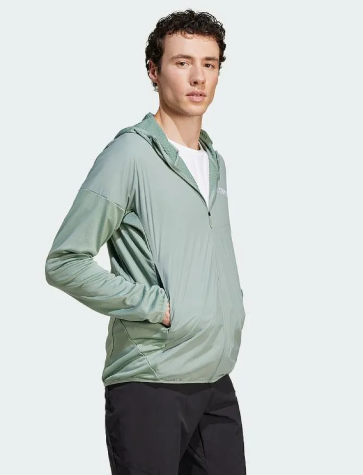 adidas Terrex XPR WIND FL H - Fleece & mellanlager| Jackor
