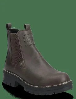 Kvinnor Rieker Varmfodrade Stövlar|Boots|Y8150 - Platta ankelboots