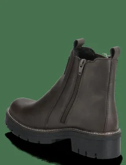 Kvinnor Rieker Varmfodrade Stövlar|Boots|Y8150 - Platta ankelboots
