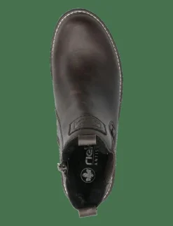 Kvinnor Rieker Varmfodrade Stövlar|Boots|Y8150 - Platta ankelboots