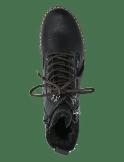 Kvinnor Rieker Varmfodrade Stövlar|Y9151 - Platta ankelboots