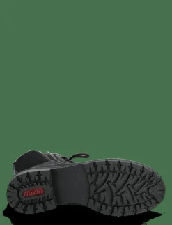 Kvinnor Rieker Varmfodrade Stövlar|Y9151 - Platta ankelboots
