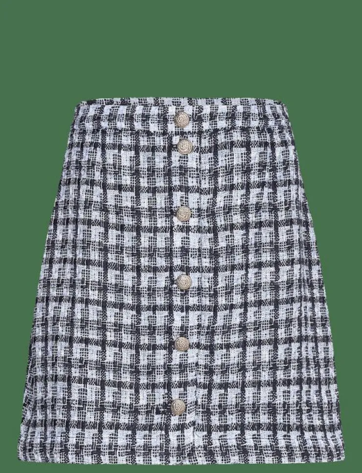YAS BUCANA HW BOUCLE SKIRT - Korta kjolar|Kvinnor Kjolar