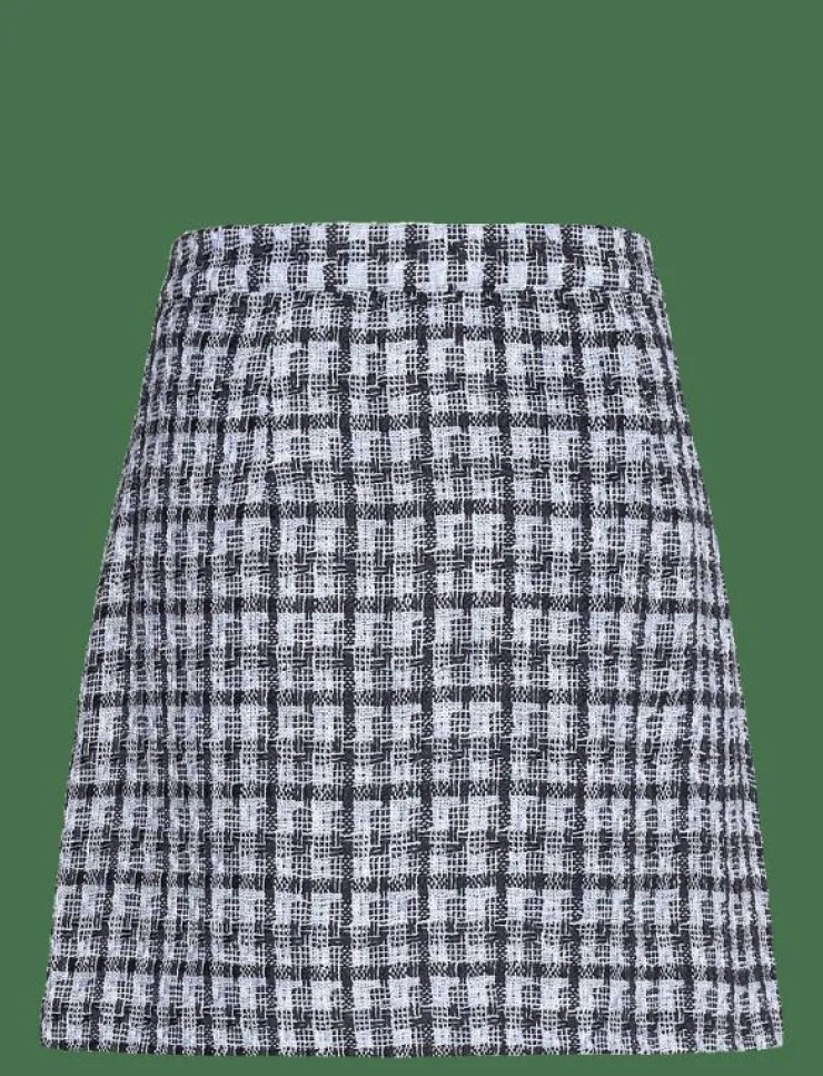 YAS BUCANA HW BOUCLE SKIRT - Korta kjolar|Kvinnor Kjolar