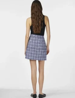 YAS BUCANA HW BOUCLE SKIRT - Korta kjolar|Kvinnor Kjolar