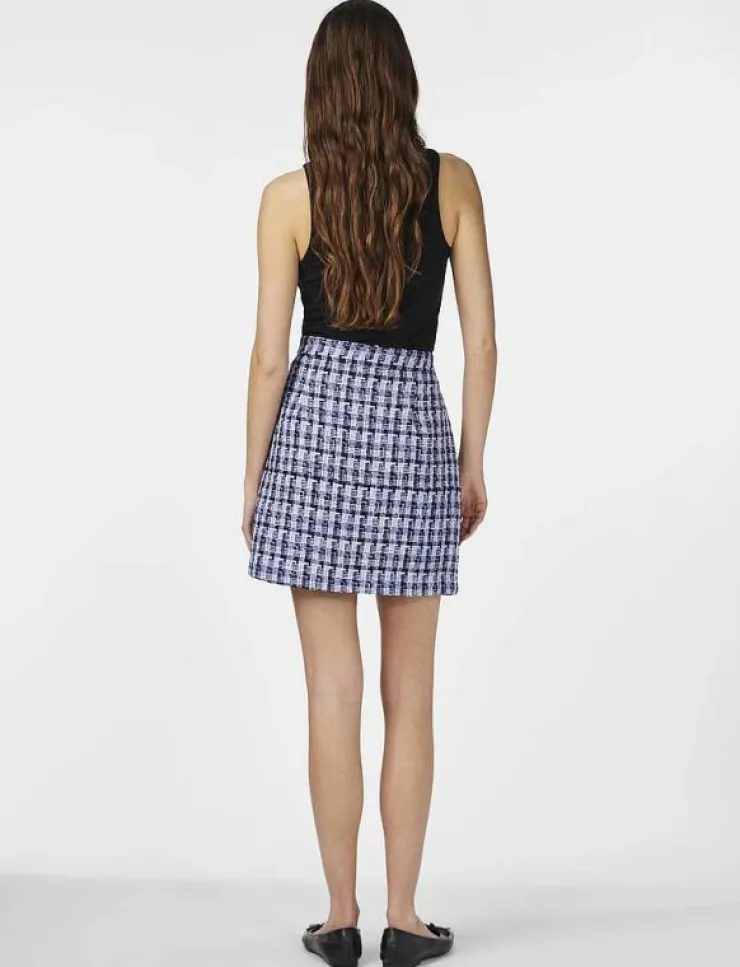 YAS BUCANA HW BOUCLE SKIRT - Korta kjolar|Kvinnor Kjolar